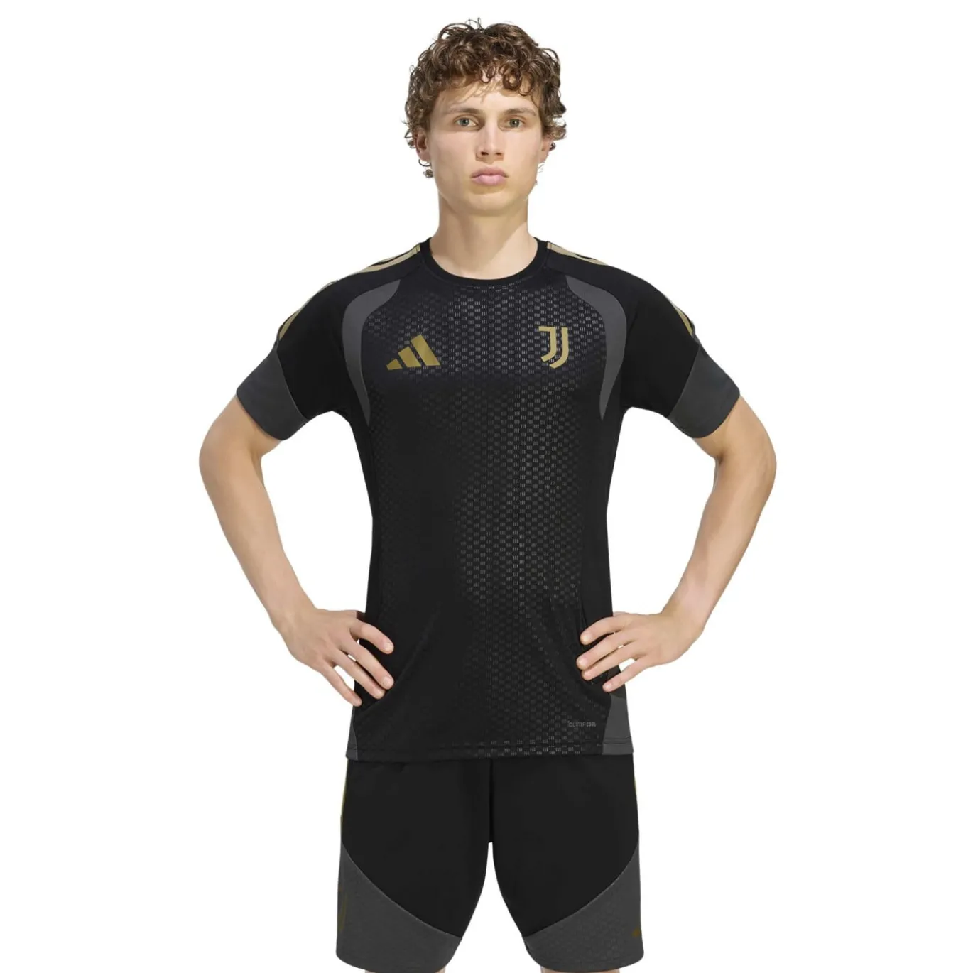 addias Juventus Europees Trainingsset 2026-2027 Zwart Grijs Goud