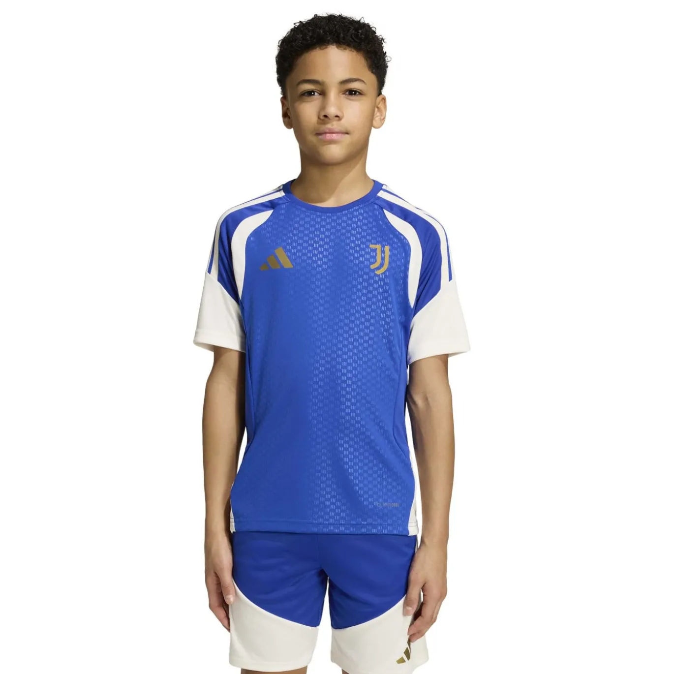 addias Juventus Trainingsset 2026-2027 Kids Blauw Wit Goud