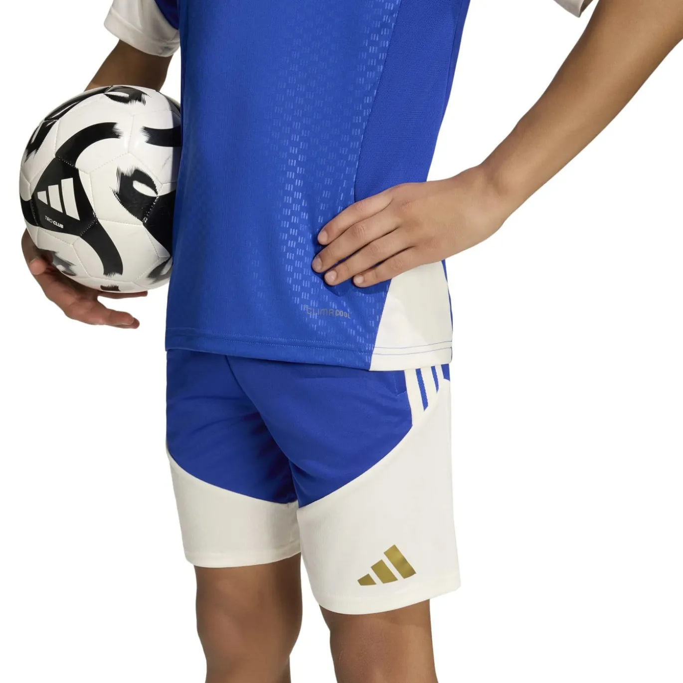 addias Juventus Trainingsset 2026-2027 Kids Blauw Wit Goud