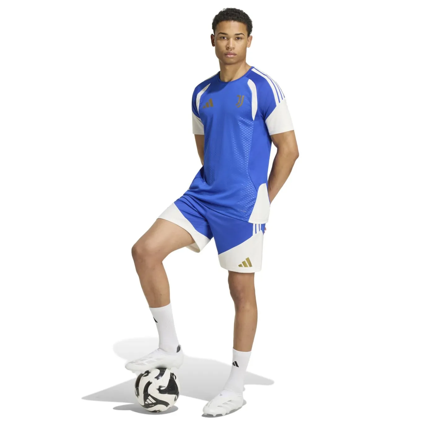 addias Juventus Trainingsset 2026-2027 Blauw Wit Goud