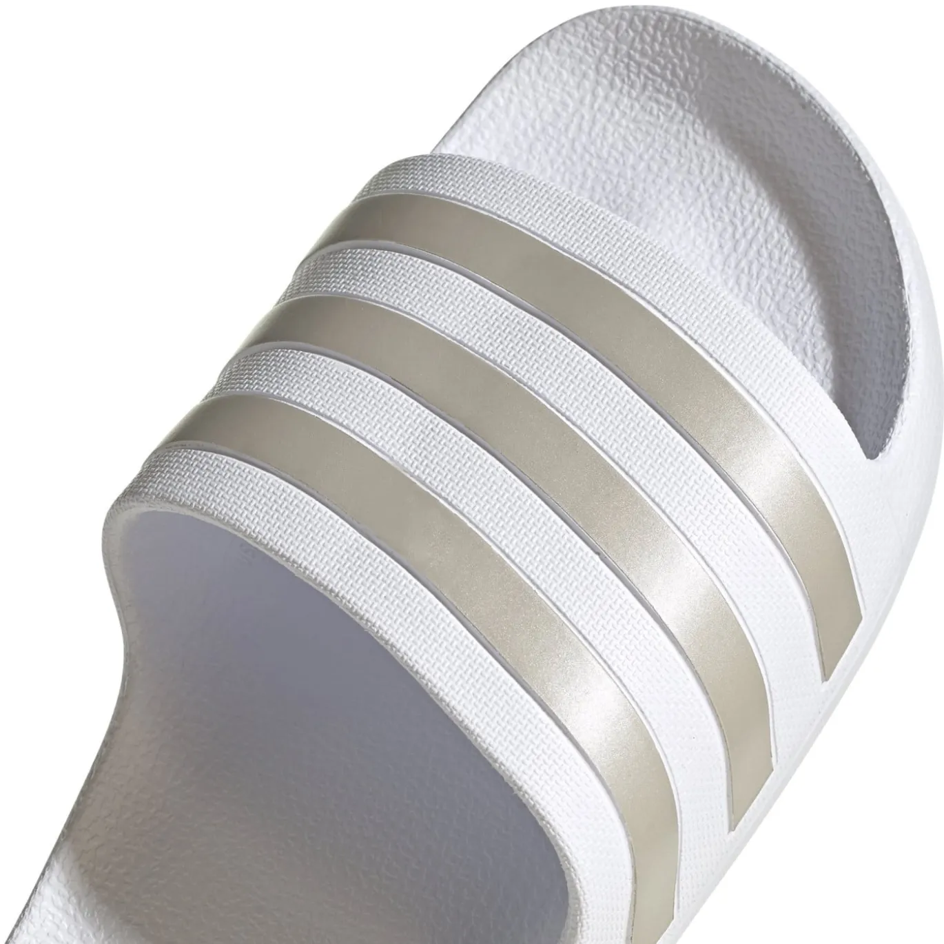 adidas Adilette Aqua Slippers Wit Zilver Wit