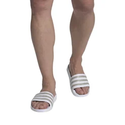 adidas Adilette Aqua Slippers Wit Zilver Wit