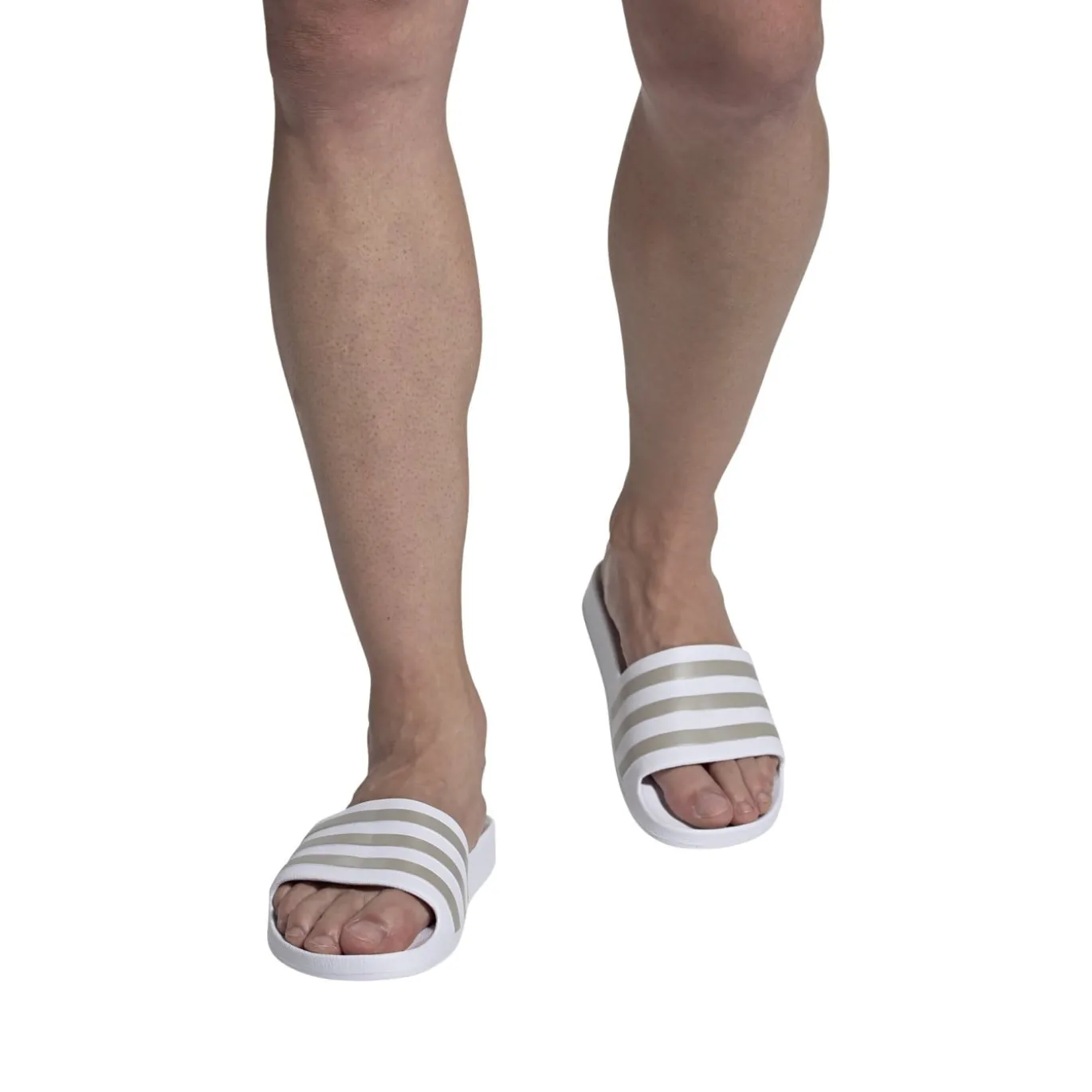 adidas Adilette Aqua Slippers Wit Zilver Wit