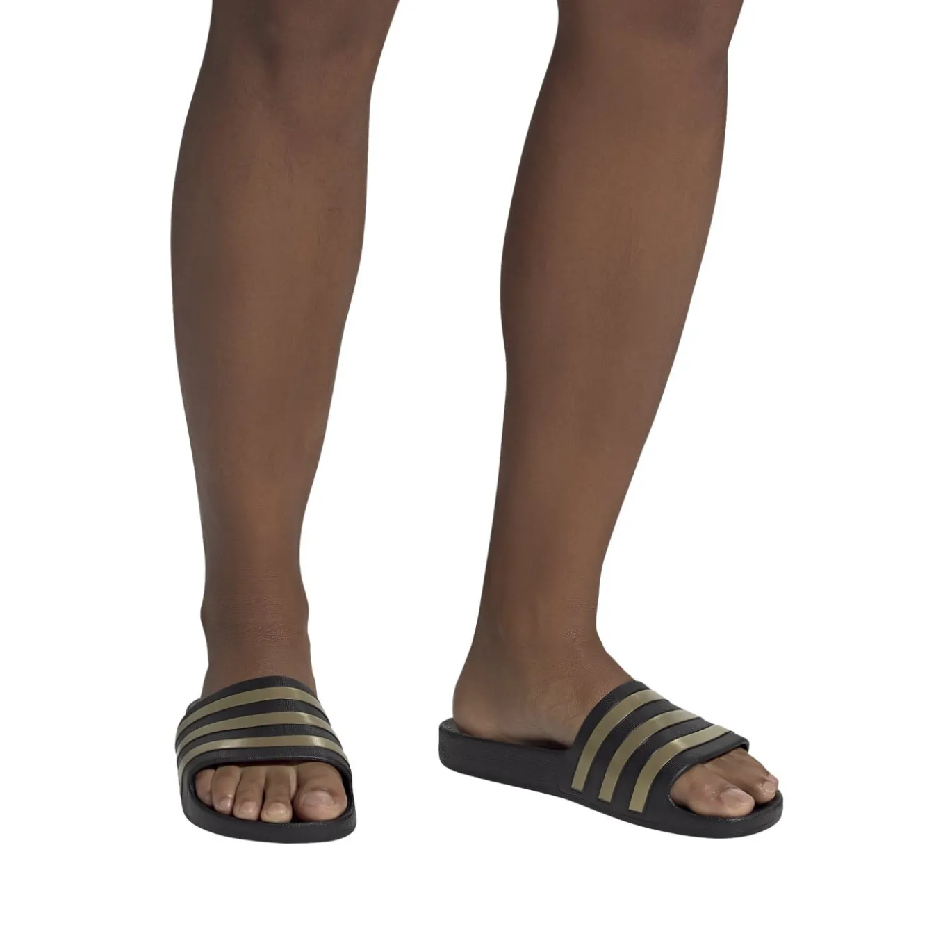 adidas Adilette Aqua Slippers Zwart Goud