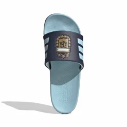 adidas Adilette Argentiniƫ Slippers Lichtblauw Donkerblauw Goud