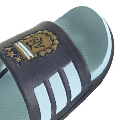 adidas Adilette Argentinië Slippers Lichtblauw Donkerblauw Goud