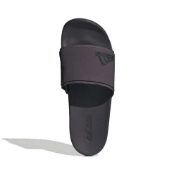 adidas Adilette Comfort Elevated Slippers Zwart Donkerpaars