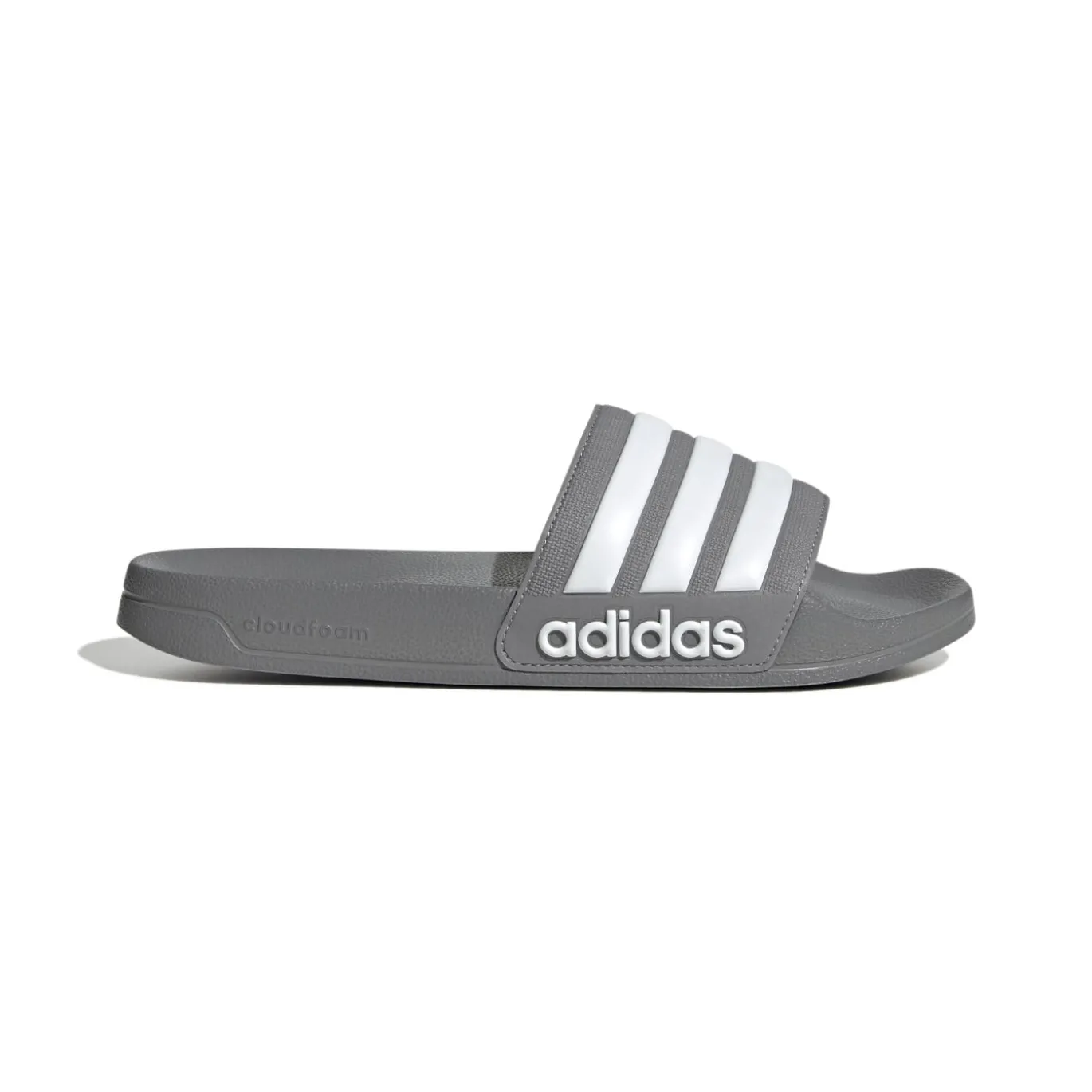 adidas Adilette Shower Slippers Donkergrijs Wit