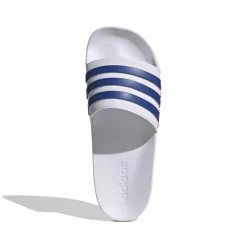 adidas Adilette Shower Slippers Wit Donkerblauw Rood