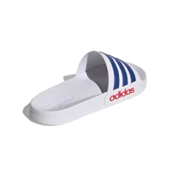 adidas Adilette Shower Slippers Wit Donkerblauw Rood