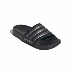 adidas Adilette Shower Slippers Kids Zwart Zilver Zwart