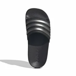 adidas Adilette Shower Slippers Kids Zwart Zilver Zwart