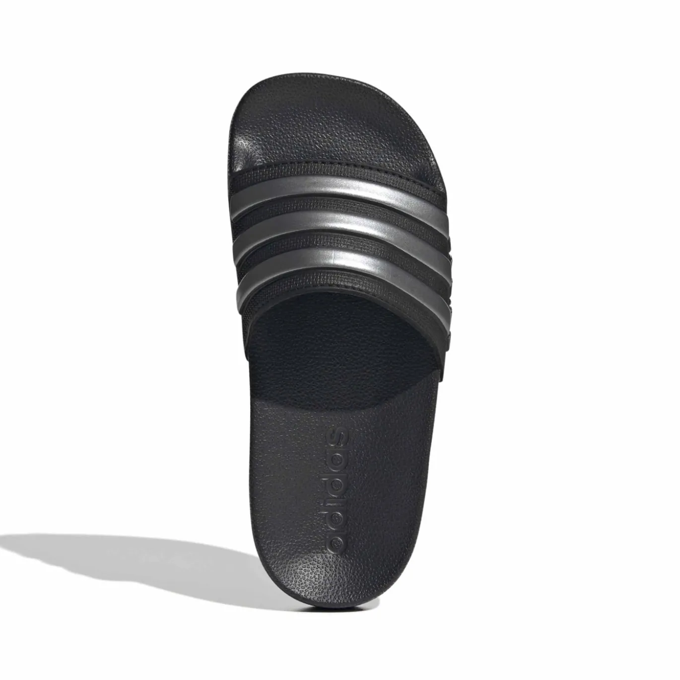 adidas Adilette Shower Slippers Kids Zwart Zilver Zwart