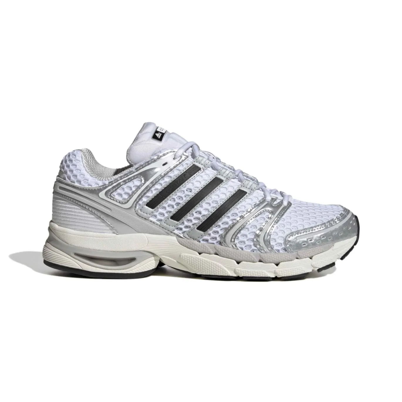 adidas Adistar Control 5 Sneakers Wit Zilver Metallic Zwart
