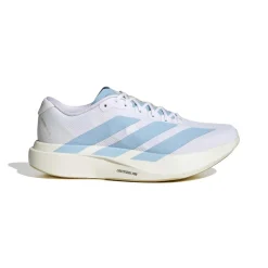 adidas Adizero Evo SL Woven Hardloopschoenen Wit Lichtblauw Goud