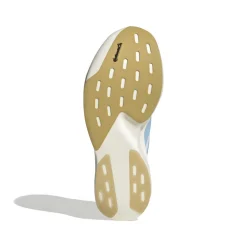 adidas Adizero Evo SL Woven Hardloopschoenen Wit Lichtblauw Goud