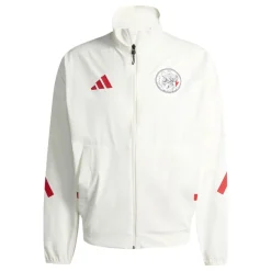 adidas Ajax Anthem Trainingjack 2025-2026 Wit Rood