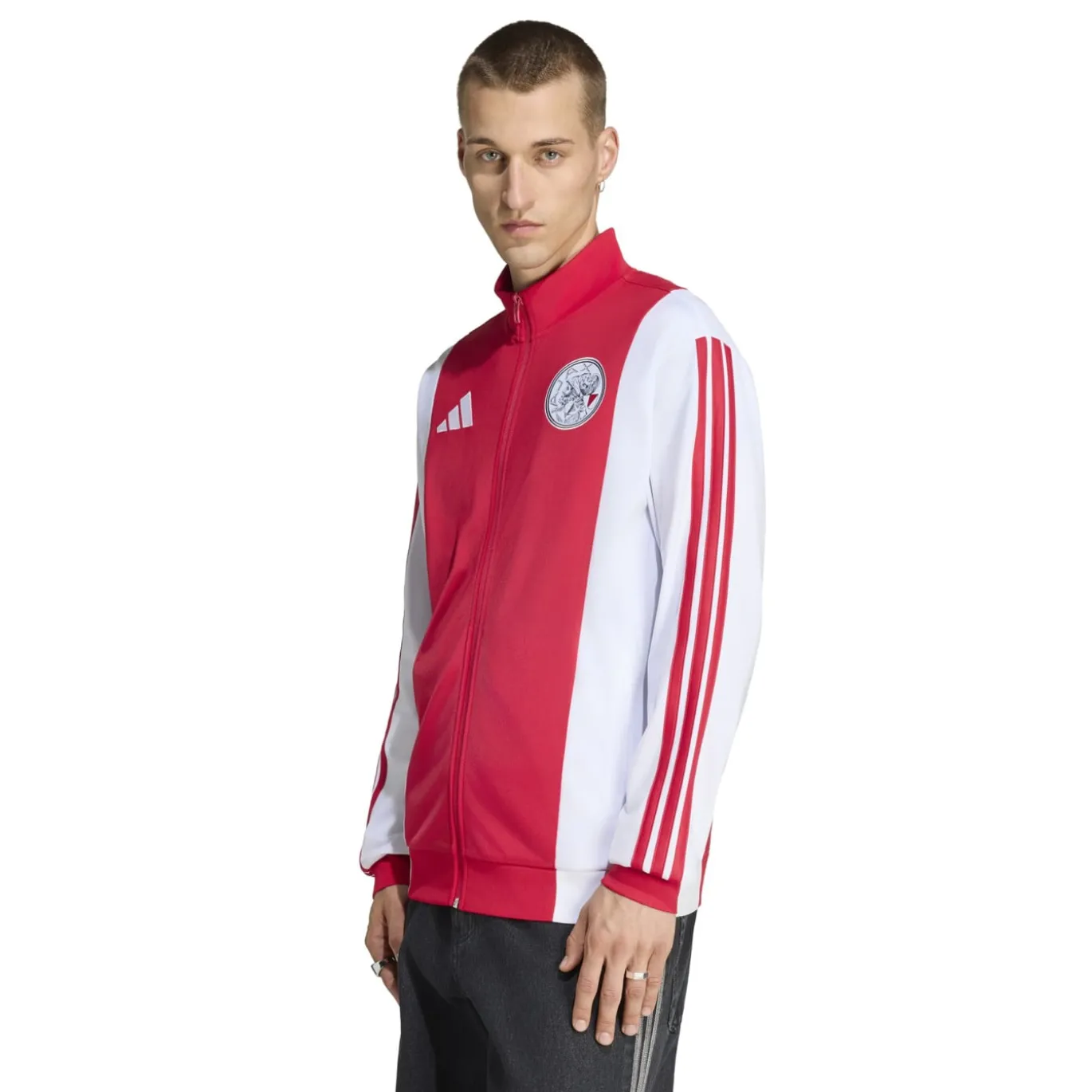 adidas Ajax Anthem Trainingsjack 2026-2027 Rood Wit
