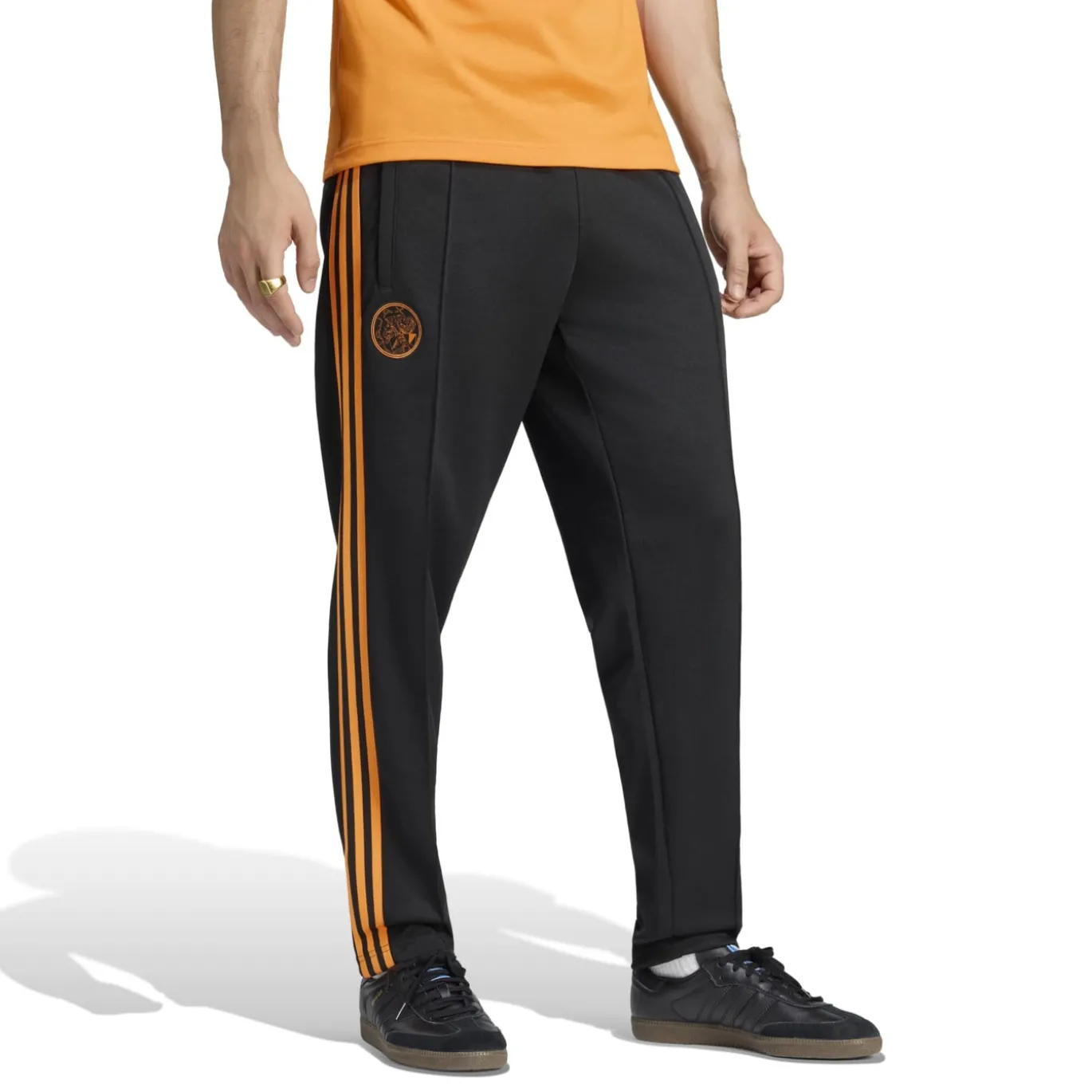 adidas Ajax Originals Trainingsbroek Zwart Oranje