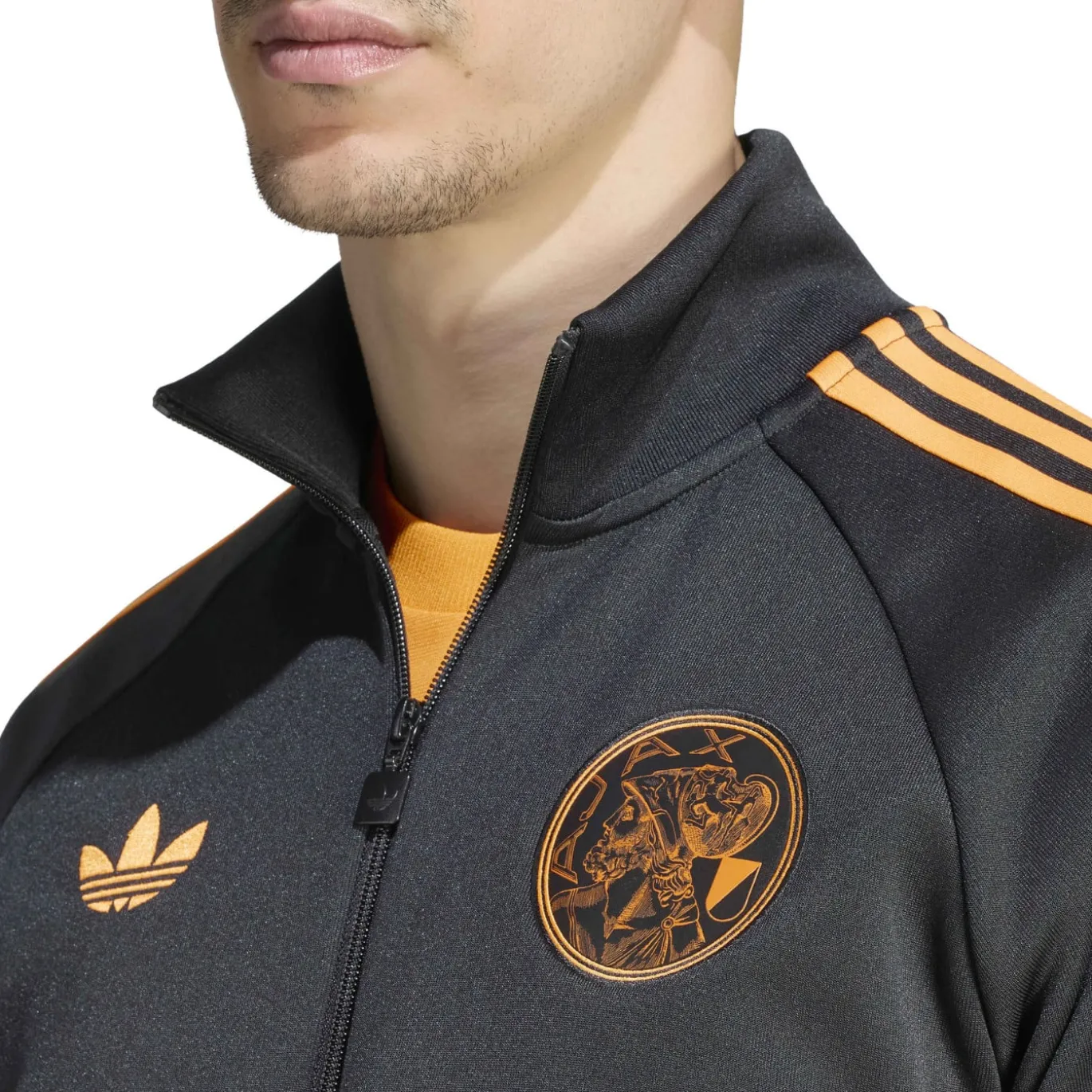 adidas Ajax Originals Trainingspak Full-Zip Zwart Oranje