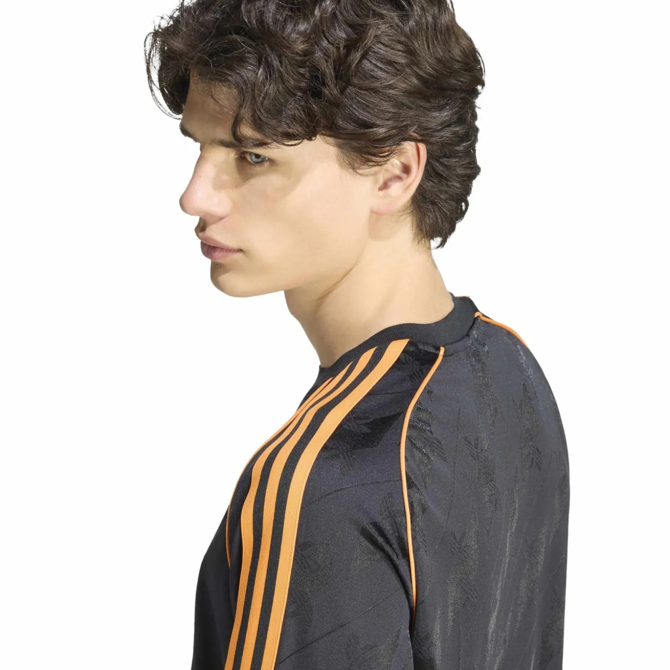 adidas Ajax Originals T-Shirt Lange Mouwen Zwart Oranje