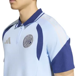 adidas Ajax Polo 2026-2027 Lichtblauw Donkerblauw