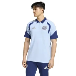 adidas Ajax Polo 2026-2027 Lichtblauw Donkerblauw