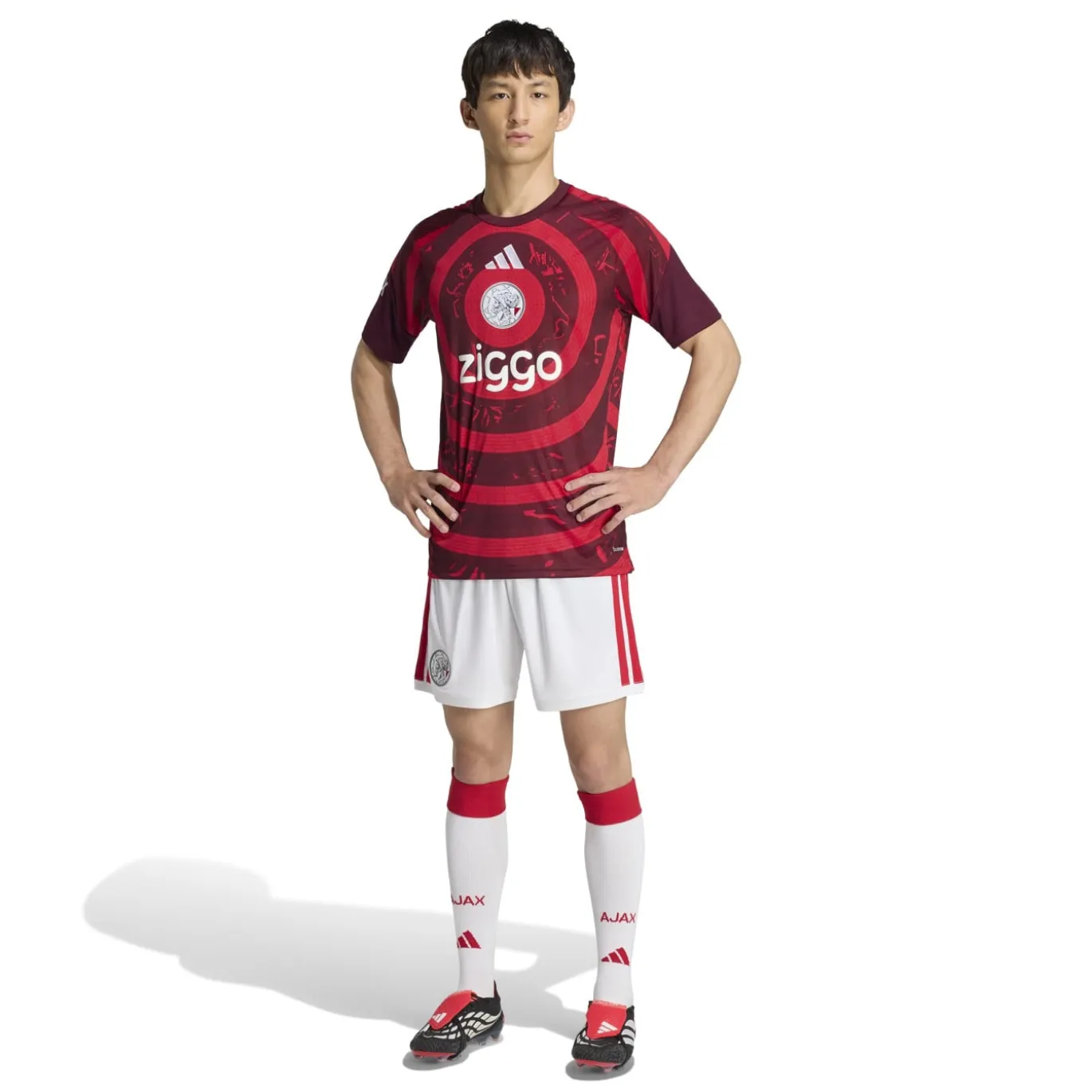 adidas Ajax Pre-Match Trainingsshirt 2026-2027 Rood