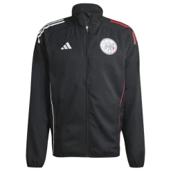 adidas Ajax Presentatie Trainingspak Full-Zip 2025-2026 Zwart Wit Rood