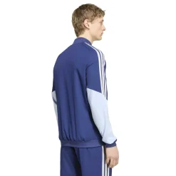 adidas Ajax Presentatie Trainingsjack 2026-2027 Donkerblauw Lichtblauw