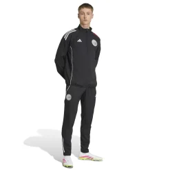 adidas Ajax Presentatie Trainingsjack 2025-2026 Zwart Wit Rood
