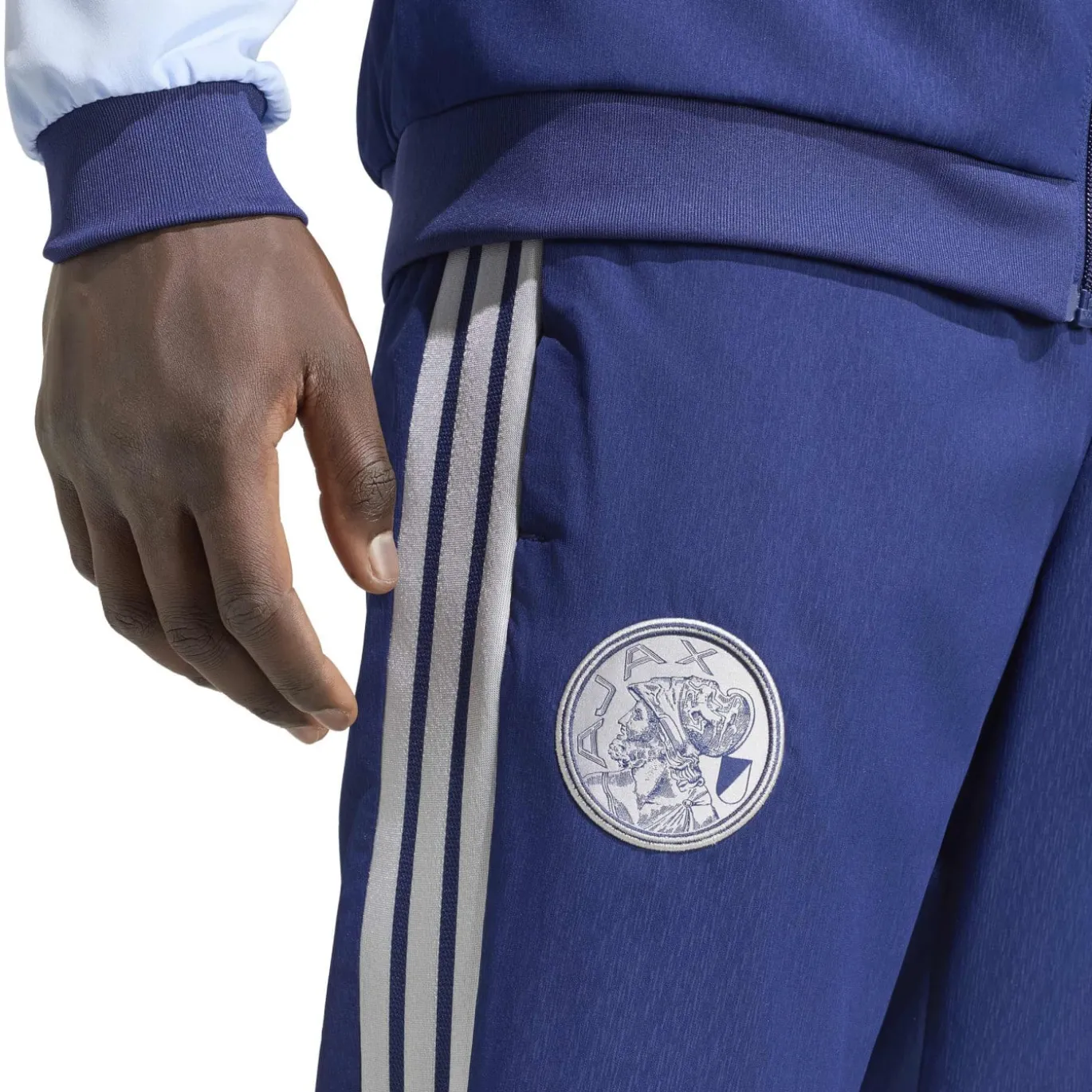 adidas Ajax Presentatie Trainingspak 2026-2027 Donkerblauw Lichtblauw