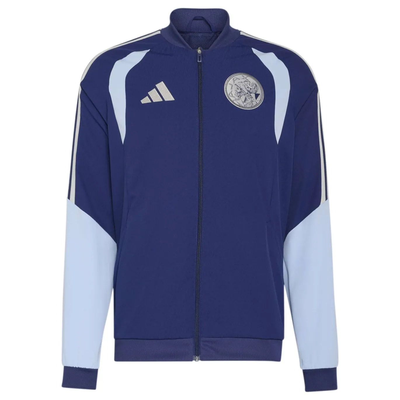 adidas Ajax Presentatie Trainingspak 2026-2027 Donkerblauw Lichtblauw