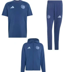 adidas Ajax Tiro Travel Full Set 2026-2027 Donkerblauw Lichtblauw