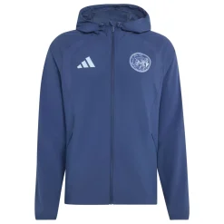 adidas Ajax Tiro Travel Trainingspak 2026-2027 Donkerblauw Lichtblauw