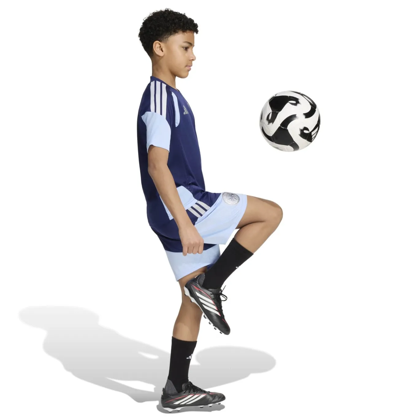 adidas Ajax Trainingsbroekje 2026-2027 Kids Donkerblauw Lichtblauw