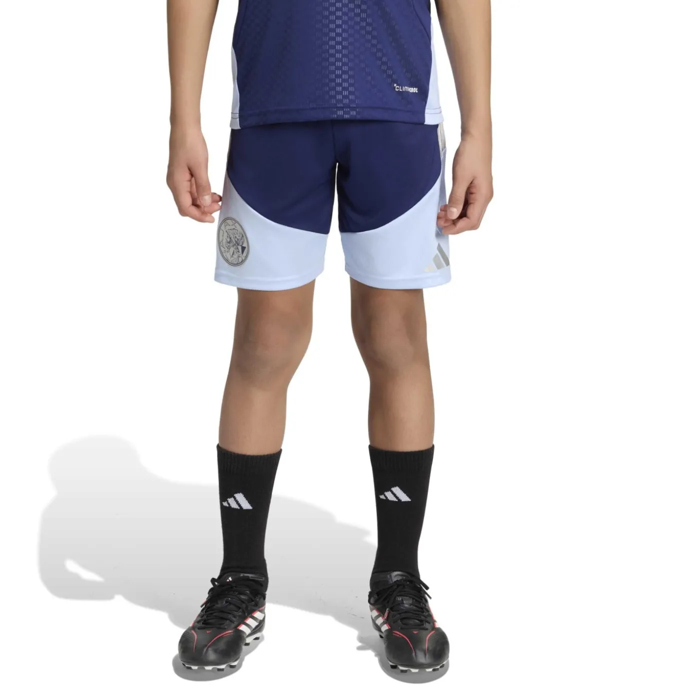 adidas Ajax Trainingsbroekje 2026-2027 Kids Donkerblauw Lichtblauw