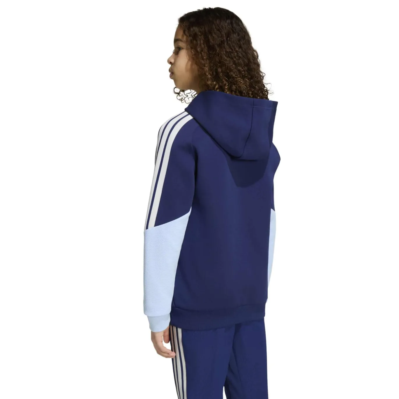 adidas Ajax Trainingspak Hooded 2026-2027 Kids Donkerblauw Lichtblauw