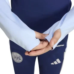 adidas Ajax Trainingspak 1/4-Zip 2026-2027 Kids Donkerblauw Lichtblauw