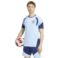 adidas Ajax Trainingsshirt 2026-2027 Lichtblauw Donkerblauw