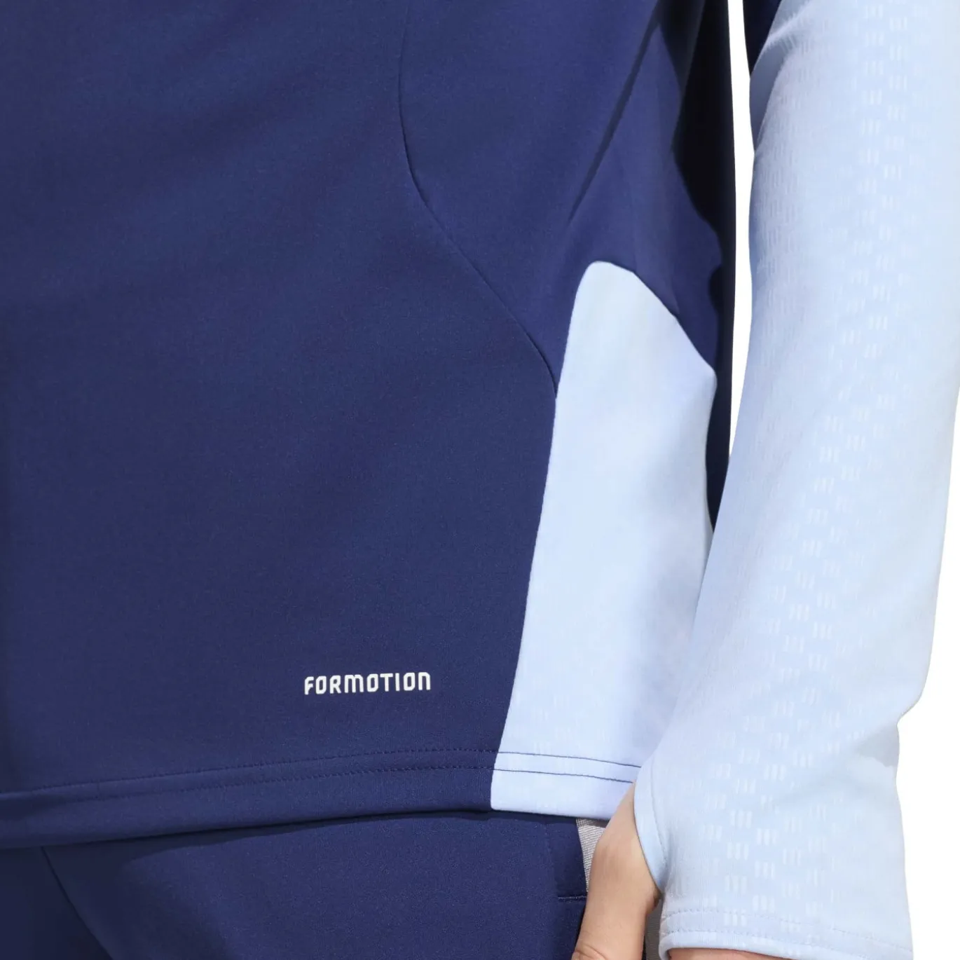 adidas Ajax Trainingstrui 1/4-Zip 2026-2027 Donkerblauw Lichtblauw