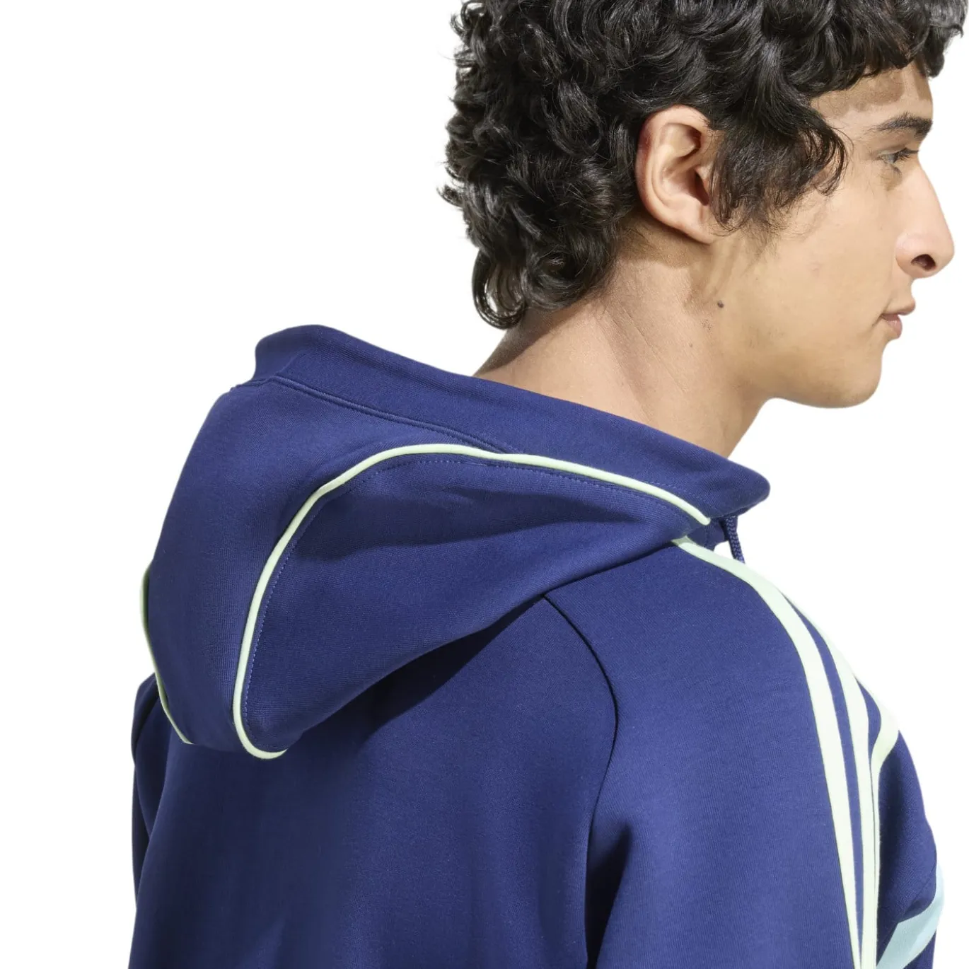 adidas Ajax Urban Purist Hoodie 2025-2026 Donkerblauw Lichtblauw Groen