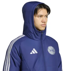 adidas Ajax Winterjas 2026-2027 Donkerblauw Lichtblauw