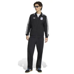 adidas Argentinië Originals Anthem Trainingsjack Zwart Wit Lichtblauw
