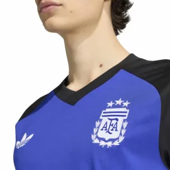 adidas Argentinië Pre-Match Trainingsshirt 2026-2028 Blauw Zwart Wit