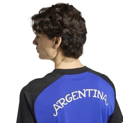adidas Argentinië Pre-Match Trainingsshirt 2026-2028 Blauw Zwart Wit