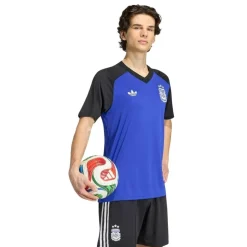 adidas Argentinië Pre-Match Trainingsshirt 2026-2028 Blauw Zwart Wit