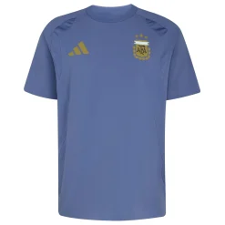 adidas Argentinië Tiro Travel T-Shirt 2026-2028 Blauw Goud