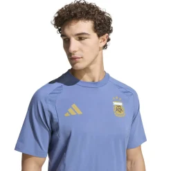adidas Argentinië Tiro Travel T-Shirt 2026-2028 Blauw Goud