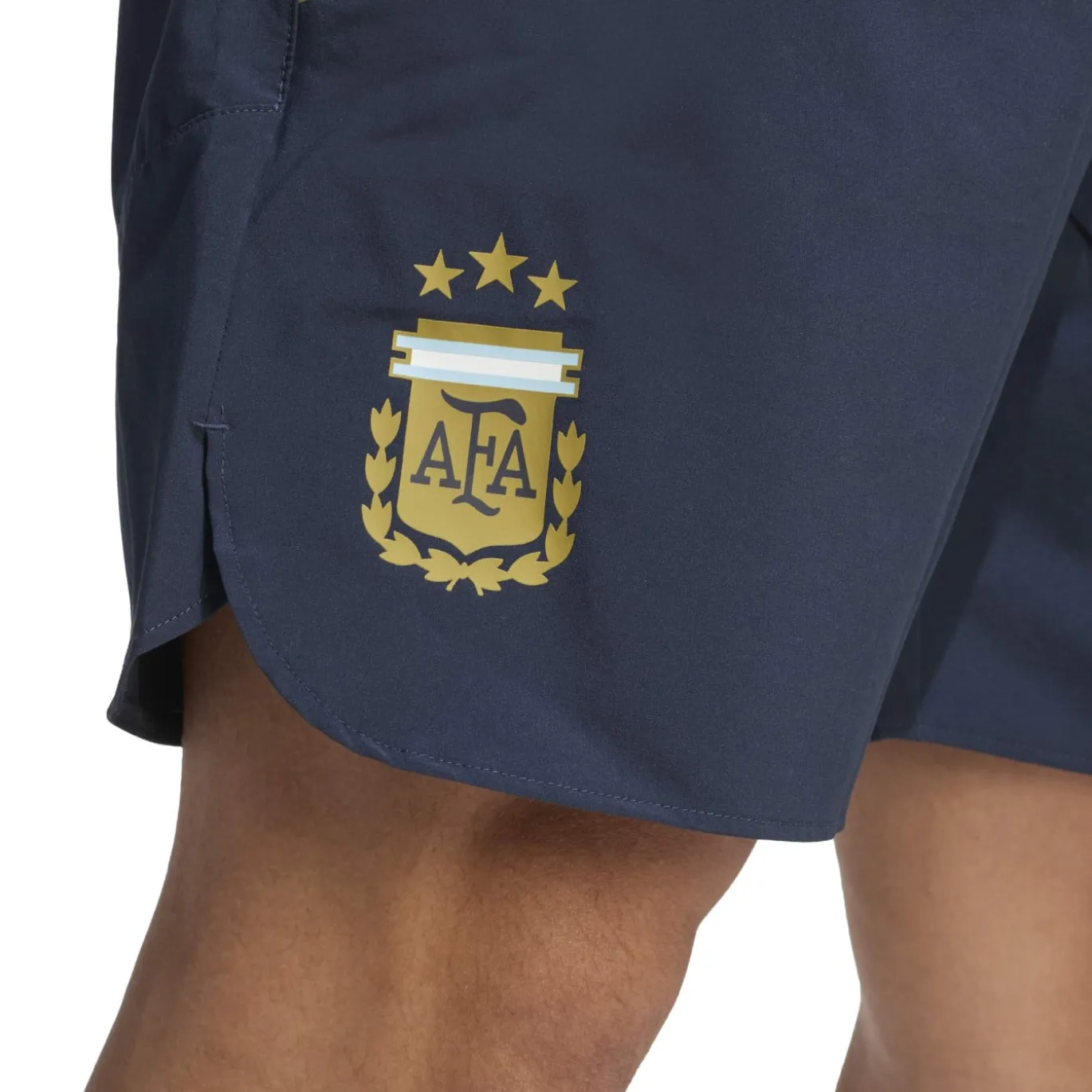 adidas Argentinië Tiro Travel Broekje 2026-2028 Donkerblauw Goud